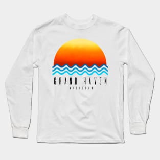 Grand Haven Sunset Long Sleeve T-Shirt